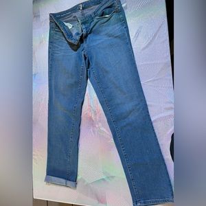 LOFT jeans, modern straight, size 8